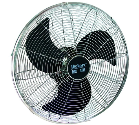QUẠT TREO CÔNG NGHIỆP QUAY ĐEN INOX DETON-DHW450