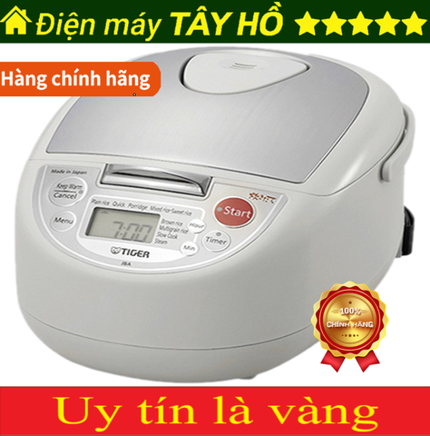 [HÀNG CHÍNH HÃNG] Nồi cơm điện tử Tiger 1.8 lít JBA-T18W , xuất xứ Nhật Bản