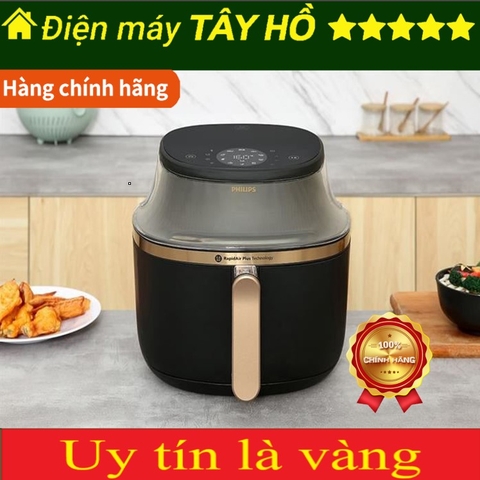 ( GIẢM 30%) [HÀNG CHÍNH HÃNG] Nồi chiên không dầu Philips NA332/00 6.2 lít