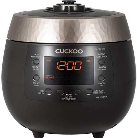 Nồi cơm điện tử áp suất Cuckoo 1.8 lít CRP-R1000F/BKGBCRVNCV