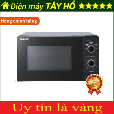[HÀNG CHÍNH HÃNG] Lò vi sóng Sharp R-2030E-CH - 20 lít