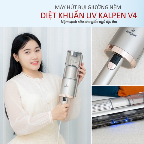 [GIẢM 30%] Máy hút bụi giường nệm diệt khuẩn UV Kalpen V4