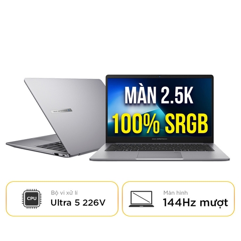 Asus ExpertBook P5 P5405CSA-NZ0016W Ultra 5 226V Ram 16gb SSd 512gb WQXGA 2.5K 144hz win 11