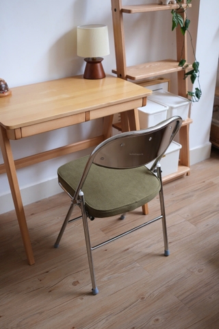 Ghế gập tựa đệm màu