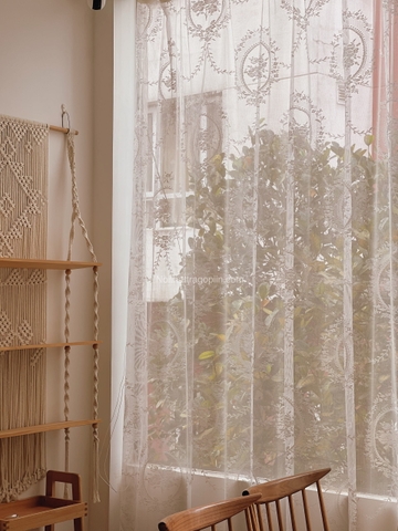Rèm 11 - voan trắng 200x270cm