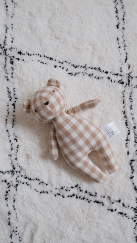 búp bê vải - gấu caro