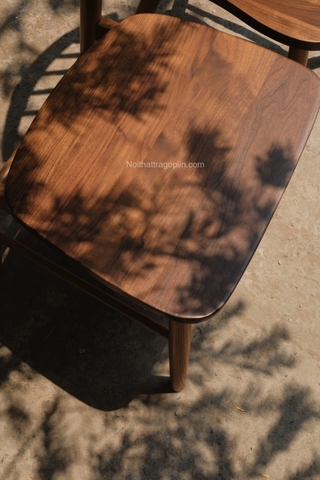 Ghế gỗ sồi + óc chó 02