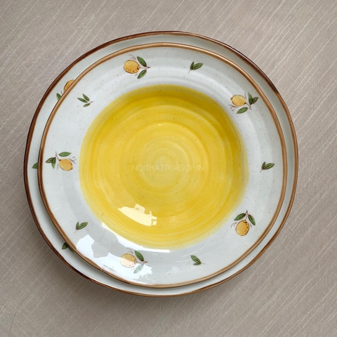 Bộ chanh sứ - ly không quai 9.2x6x9cm