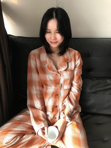 Đồ ngủ  - freesize nữ trắng đen