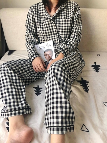 Đồ ngủ  - freesize nữ trắng đen