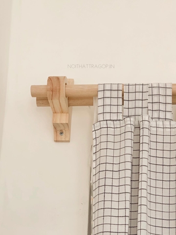 Bộ thanh treo rèm  - 2 lỗ