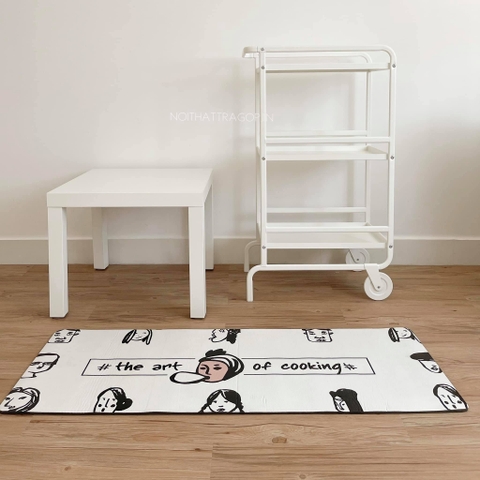 Thảm bếp nhựa welcome