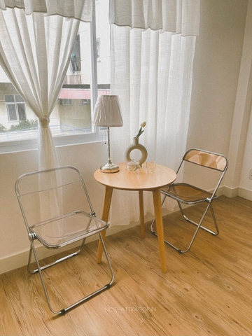 Bàn cà phê gỗ 60x71cm