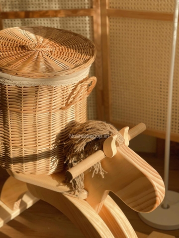 Ngựa gỗ - 110x52xH70cm