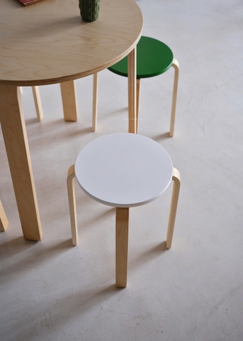 Ghế đẩu plywood 03