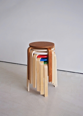 Ghế đẩu plywood 03