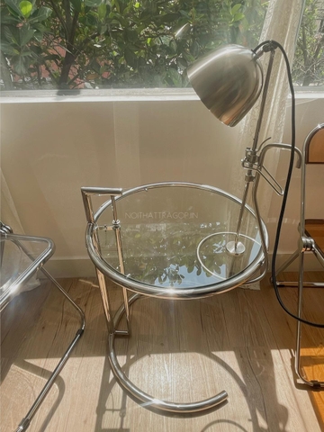 Bàn cà phê nâng - thép không gỉ