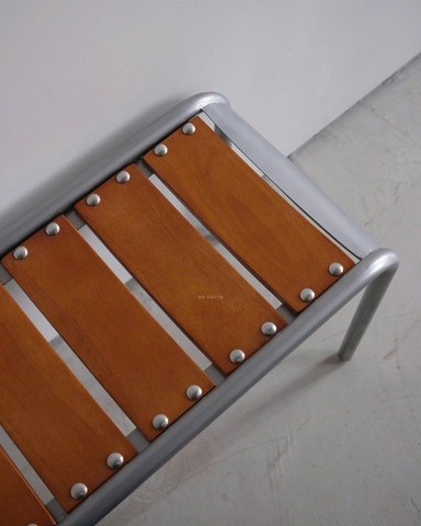 Bench gỗ 04 retro - mặt gỗ chân thép