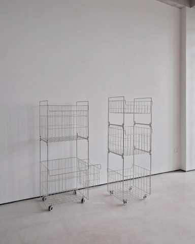 Kệ đựng đồ inox 3 tầng di động