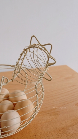 giỏ sắt 06- hình gà