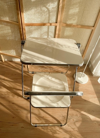 Bàn gập  - trong suốt