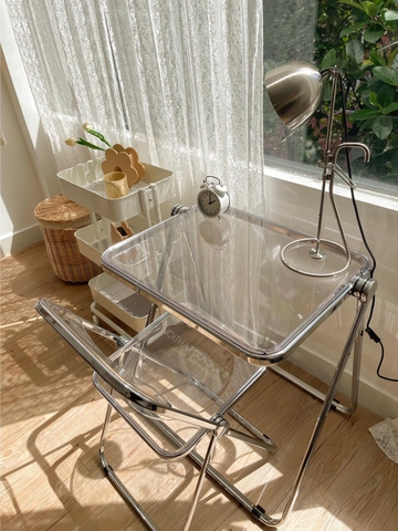 Bàn gập  - trong suốt