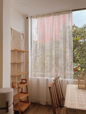 Rèm 11 - voan trắng 200x270cm