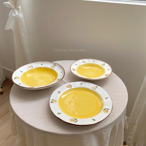 Bộ chanh sứ - ly không quai 9.2x6x9cm