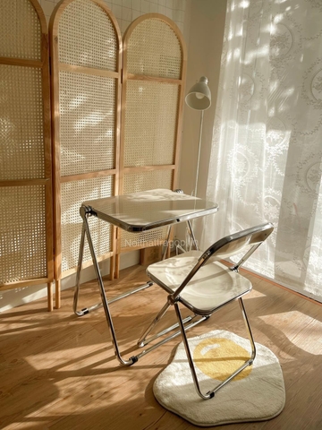 Bàn gập  - trong suốt