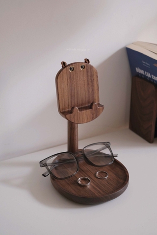 Giá đỡ điện thoại 06 để bàn, có khay đựng trang sức