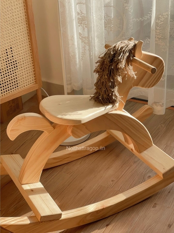 Ngựa gỗ - 110x52xH70cm