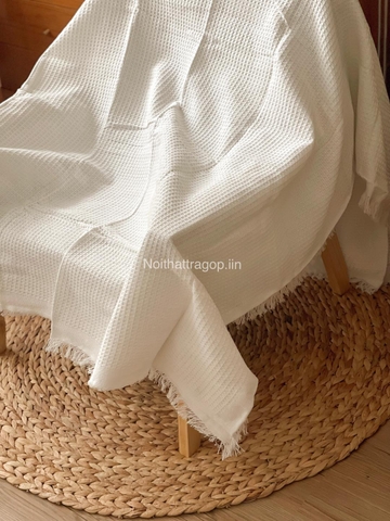 Khăn phủ sofa  - hoa tulip lớn 90x120cm