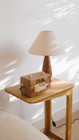 Hộp khăn giấy 04A - quái vật gỗ