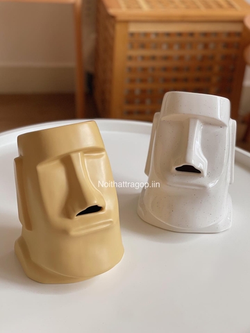 Hộp khăn giấy 02 - lỗ mũi trắng giả đá 16x22cm