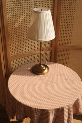 Khăn bàn caro cotton 05