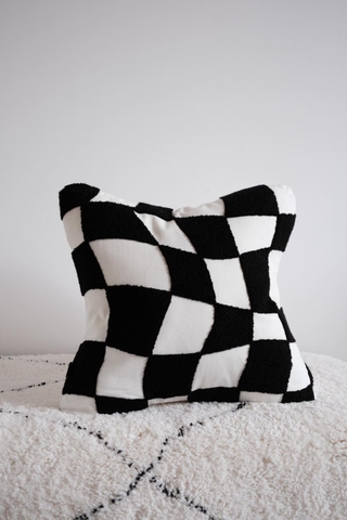 Gối sofa caro/chấm bi