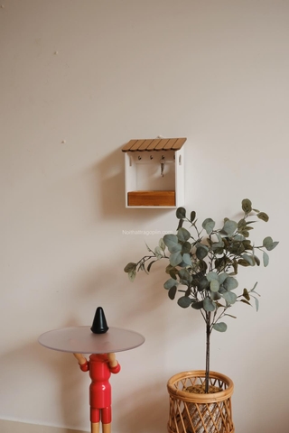 Hộp gỗ có móc treo