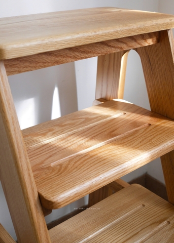 Thang gỗ 06 gỗ sồi