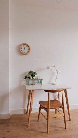 đồng hồ viền gỗ số nhiều màu 15