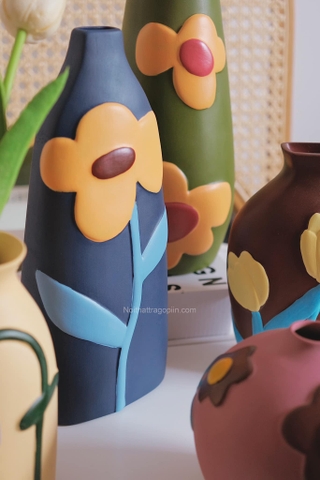 Bình gốm Morandi - phong cách E