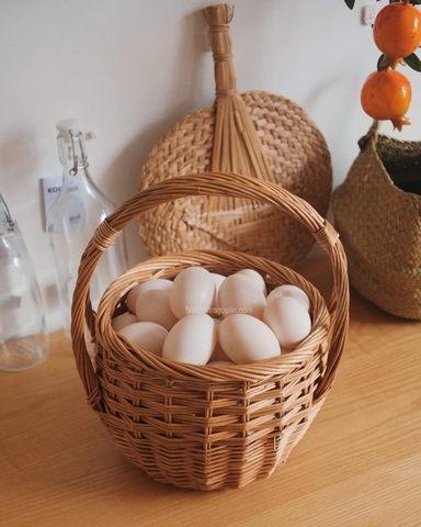 Giỏ mây 17 - có quai