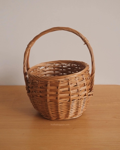Giỏ mây 17 - có quai