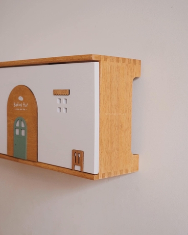 Nhà gỗ để wifi 02 treo tường