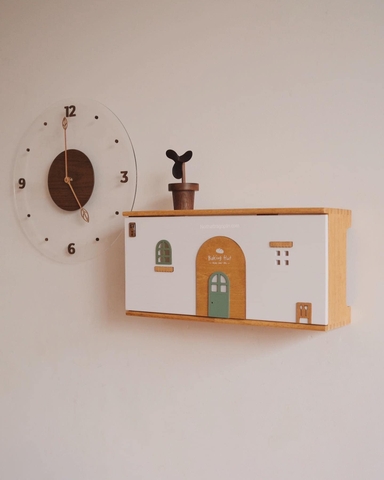 Nhà gỗ để wifi 02 treo tường