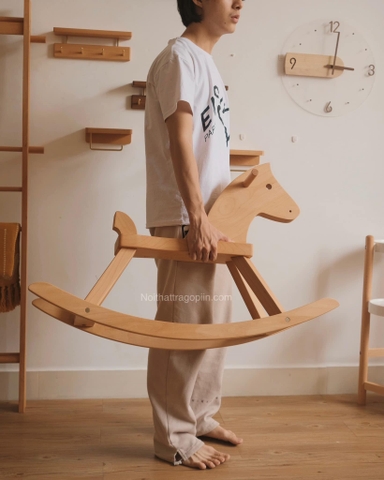 Ngựa gỗ tháo lắp 02