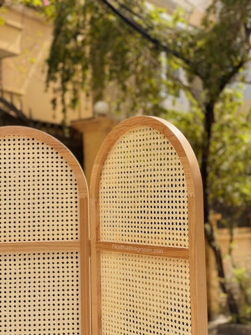 Mành mây viễn gỗ - Lớn 4 tấm