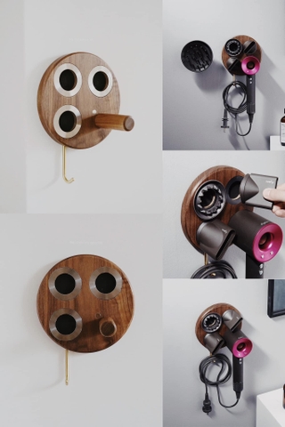 Kệ máy sấy Dyson 04 - treo tường