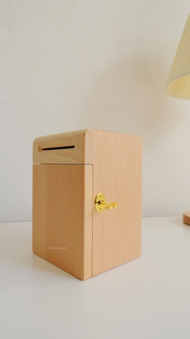 Hộp gỗ ống heo tiết kiệm