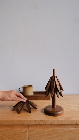 Bộ lót nồi hình cây 02