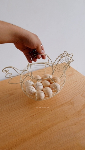 giỏ sắt 06- hình gà
